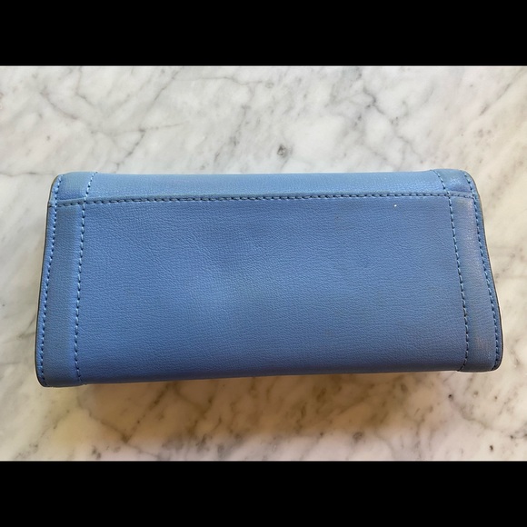 Michael Kors Kinsley Carryall French Blue Wallet - Picture 3 of 7